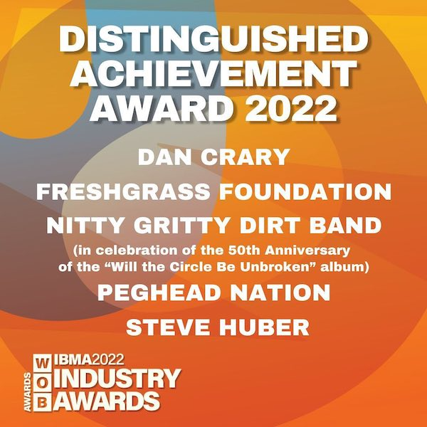 Peghead Nation Receives a 2022 IBMA Distinguished Achievement Award