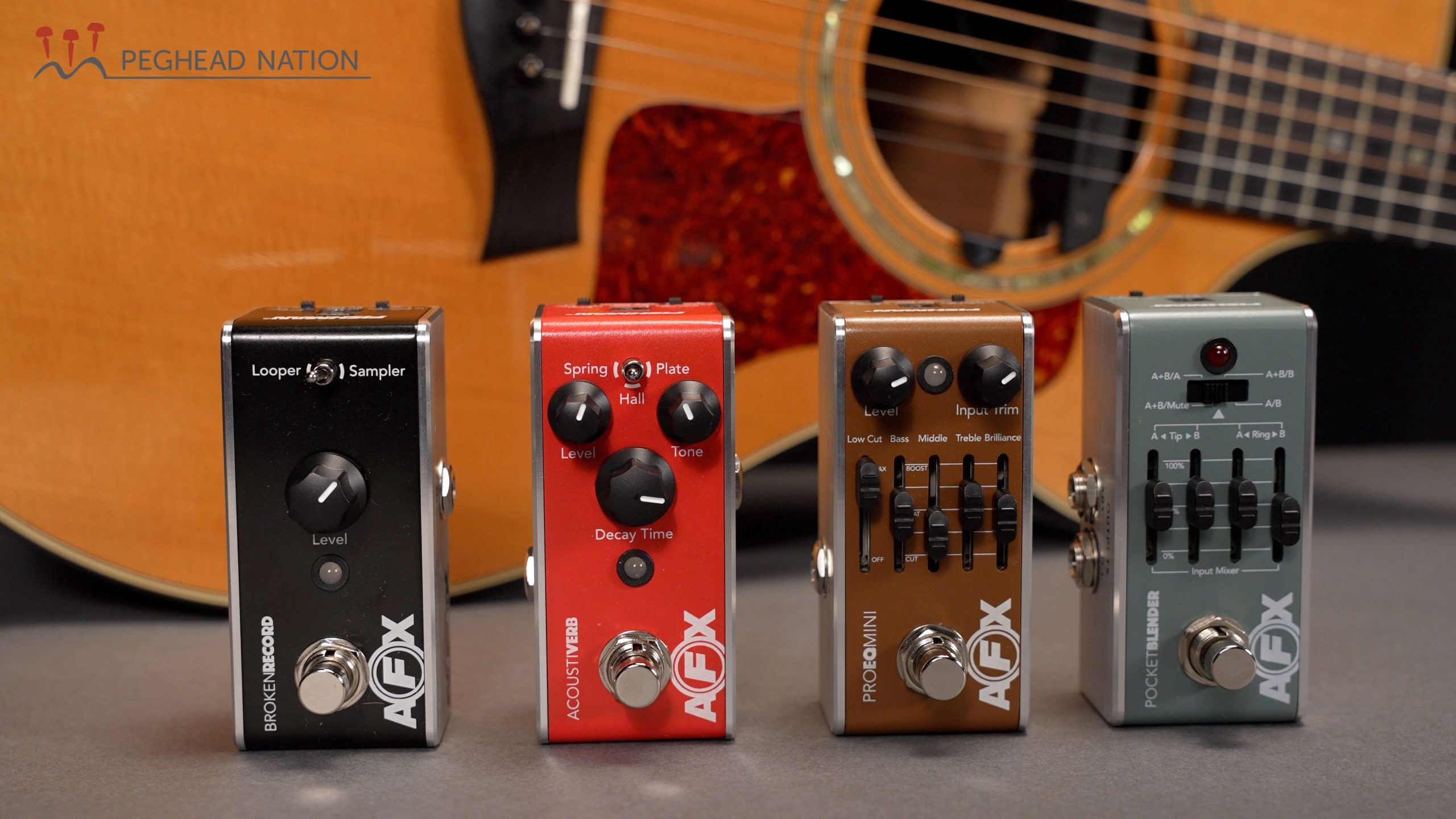 Fishman AFX Pedals - Peghead Nation