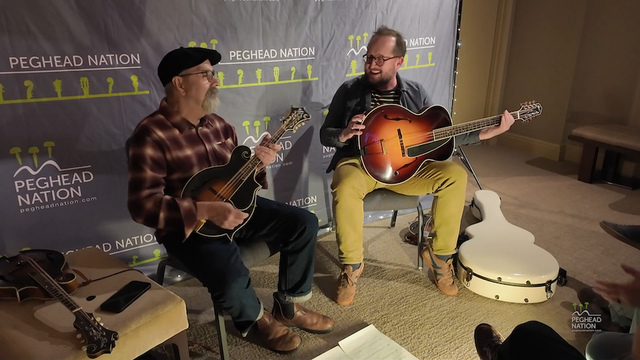 John Reischman and Joe K. Walsh Peghead Palor Wintergrass 2026